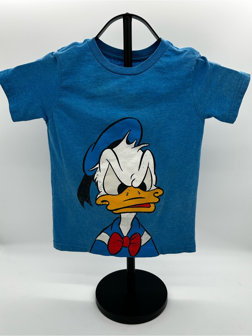 Blue Donald Duck Graphic Kids T-Shirt Size XS (4)